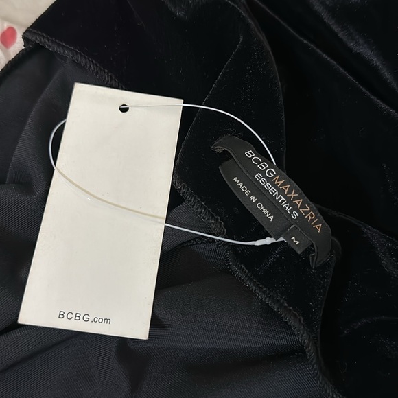 BCBG NWT-Stretch Velvet Gown- M - Picture 6 of 6